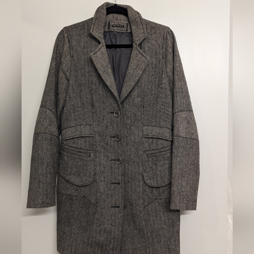 MC Planet French herringbone car coat